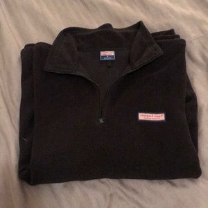 Vineyard Vines 1/4 Zip - Black - Perfect Condition